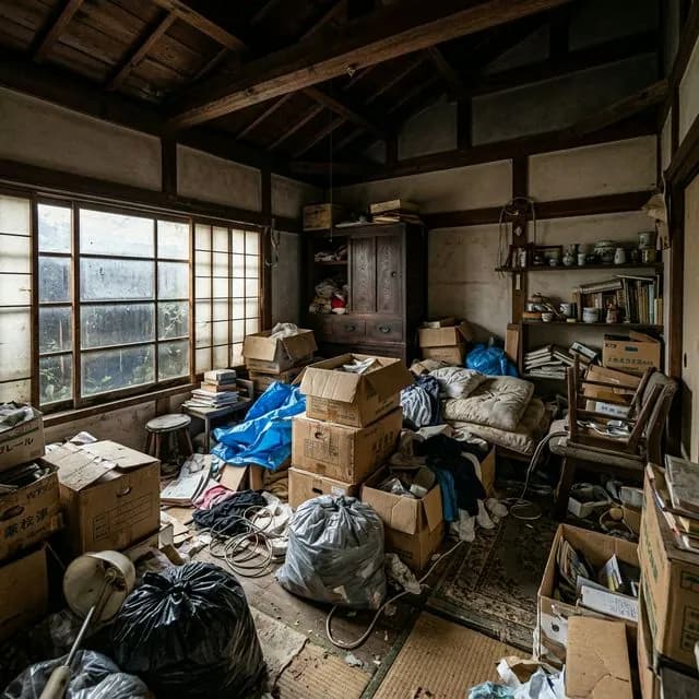 片付けが終わらず進めない